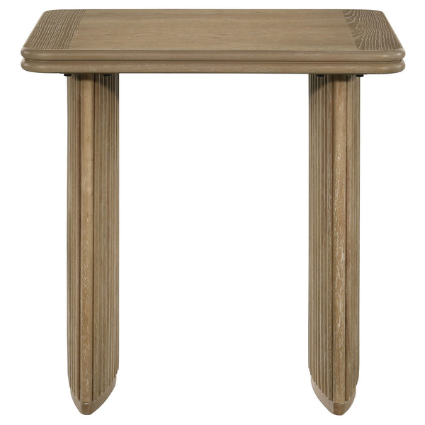 Coaster Adina 3-Piece Wood Coffee Table Set Distressed Light Brown