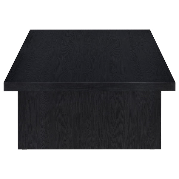 Coaster Max Rectangular Engineered Laminate Coffee Table Black