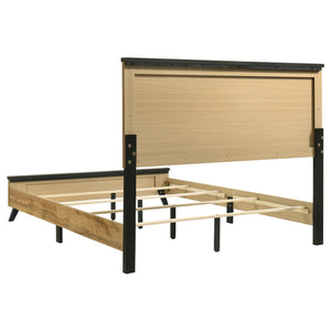 Coaster Kaywood 4-Piece Queen Bedroom Set Natural Pine
