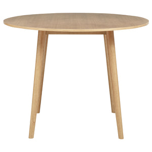 Coaster Andrews 5-Piece Round Counter Height Dining Set Light Ash