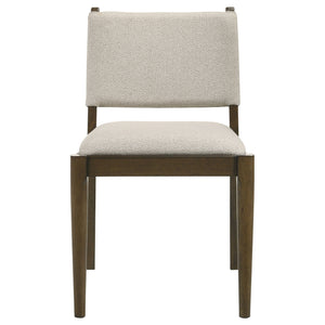 Coaster Ottowa Upholstered Dining Side Chair Brown