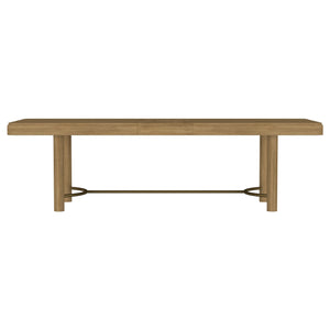 Coaster Arini 7-Piece Extension Leaf Dining Table Set Sand Wash