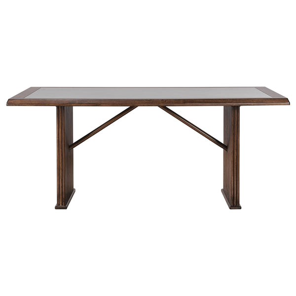Coaster Sherwood 7-Piece Rectangular Dining Table Set Brown