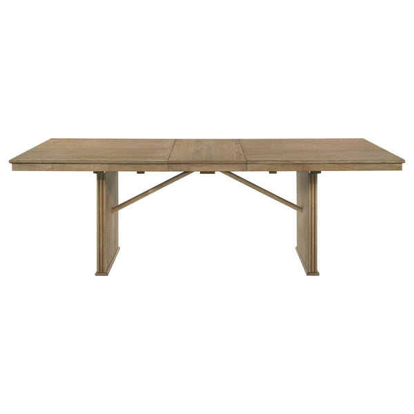 Coaster Adina 9-Piece Extension Dining Set Distressed Light Brown