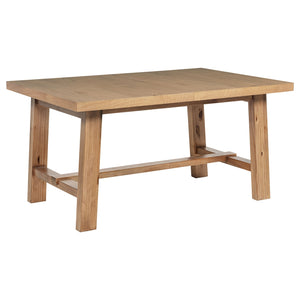 Coaster Middleton 76-Inch Extension Leaf Dining Table Natural Brown