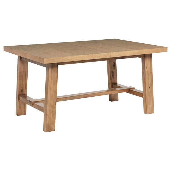 Coaster Middleton 76-Inch Extension Leaf Dining Table Natural Brown