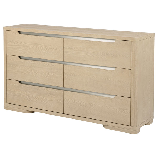 Coaster Ladera 6-Drawer Bedroom Dresser Light Elm