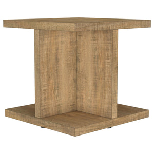 Coaster Cortona Square Engineered Wood End Side Table Mango