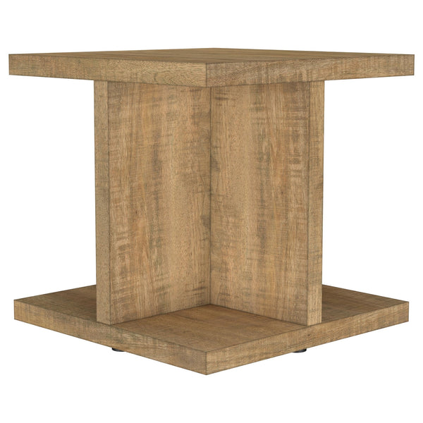 Coaster Cortona Square Engineered Wood End Side Table Mango
