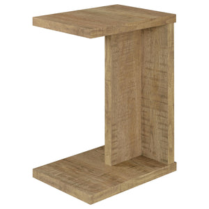 Coaster Clower Engineered Wood C-Shaped Sofa Side Table Mango