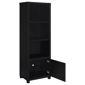Coaster Jupiter 3-Piece Entertainment Center 79-Inch Tv Stand Black