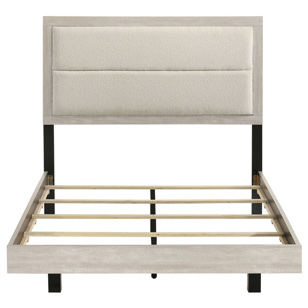 Coaster Trenton 54-Inch Wood Full Panel Bed Rustic Cream