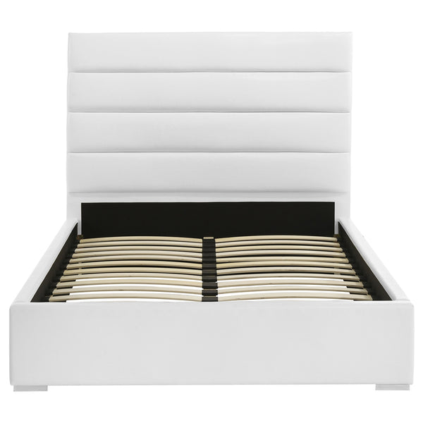 Coaster Felicity 53-Inch Upholstered Full Platform Bed White