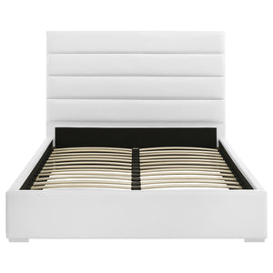 Coaster Felicity 53-Inch Upholstered Queen Platform Bed White
