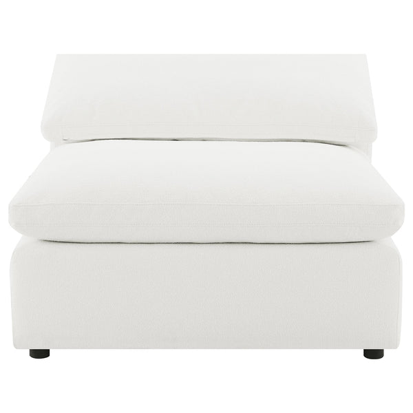 Coaster Raleigh 5-Piece Boucle Upholstered Modular Sectional Ivory