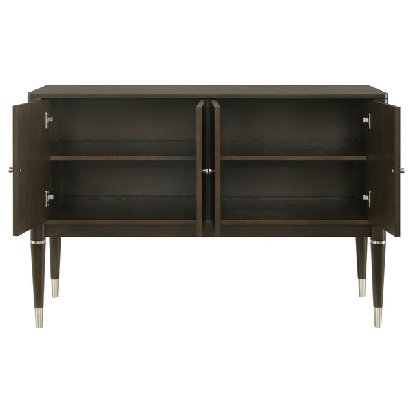 Coaster Reseda 4-Door Dining Sideboard Server With Shelves Ash Brown