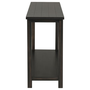 Coaster Payne Wood Entryway Sofa Console Table Java