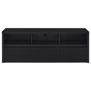 Coaster Rutland 59-Inch 3-Drawer Tv Stand Media Console Black