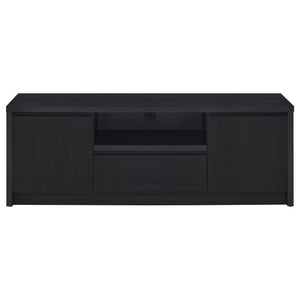 Coaster Winfield 60-Inch 2-Door Tv Stand Media Console Black