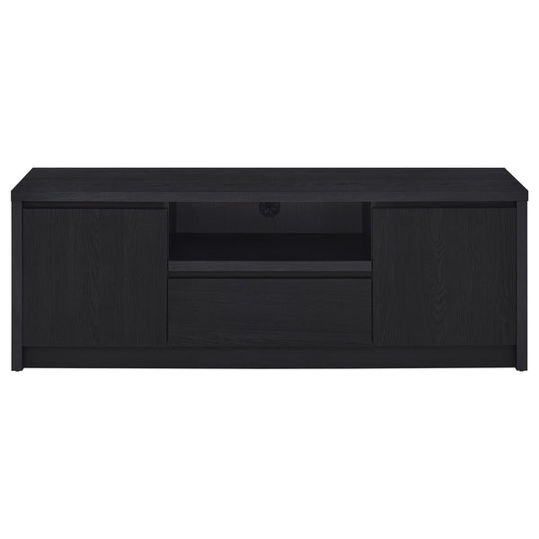 Coaster Winfield 60-Inch 2-Door Tv Stand Media Console Black