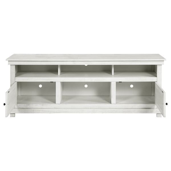 Coaster Payne 70-Inch Tv Stand Media Console Distressed White