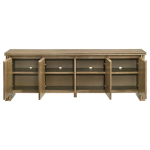 Coaster Adina 70-Inch Tv Stand Media Console Distressed Light Brown