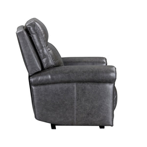 Flexsteel Zero Gravity Alexander Leather Power Recliner with Power Headrest & Lumbar in Mica