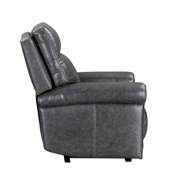 Flexsteel Zero Gravity Alexander Leather Power Recliner with Power Headrest & Lumbar in Mica