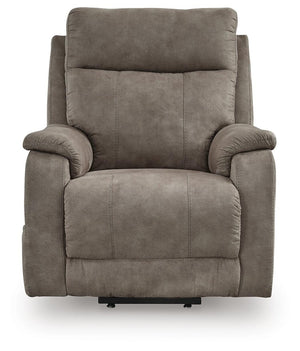 Crestmeade Power Lift Heat & Massage Recliner Fossil