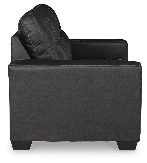 Barlin Mills Stationary Loveseat Carbon