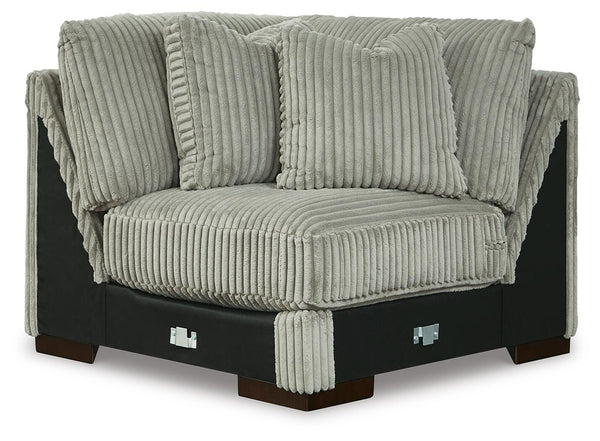 Lindyn 4-Piece Sectional with Chaise Fog