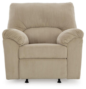 SimpleJoy Manual Rocker Recliner Sand