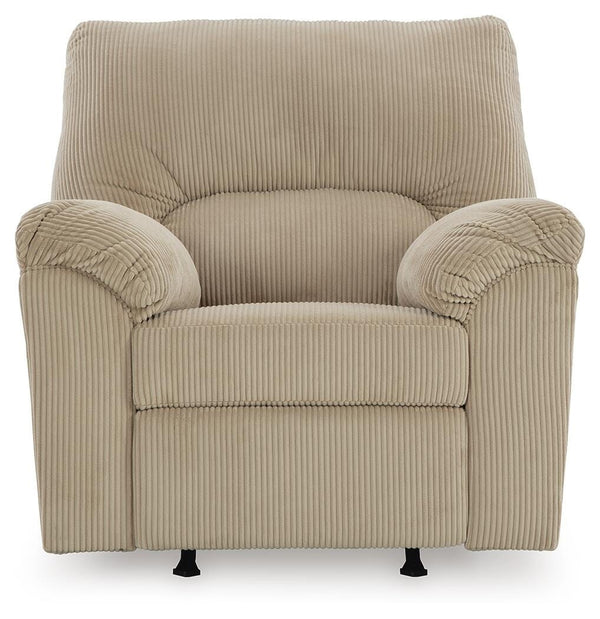 SimpleJoy Manual Rocker Recliner Sand