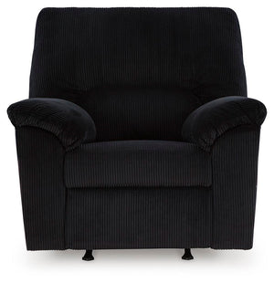 SimpleJoy Manual Rocker Recliner Onyx