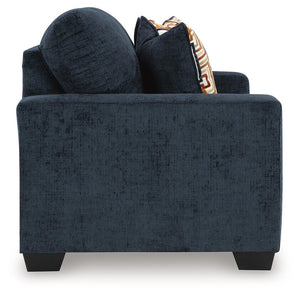 Aviemore Fabric Stationary Loveseat Ink