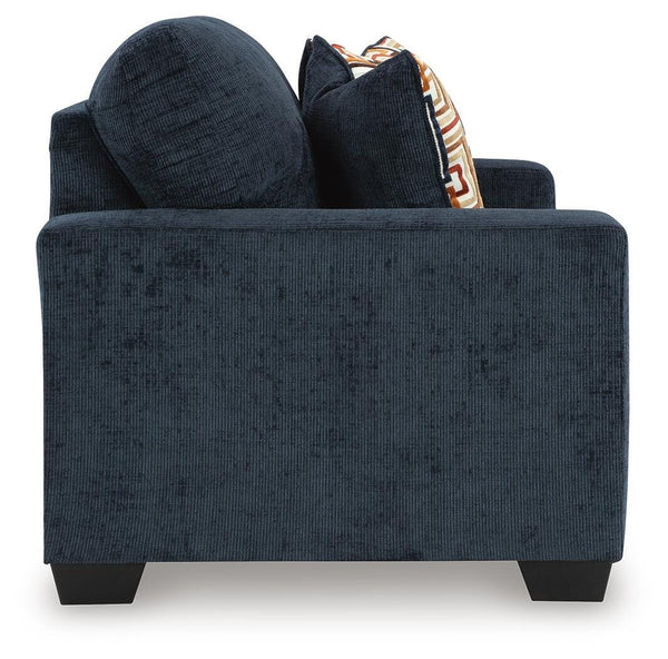 Aviemore Fabric Stationary Loveseat Ink