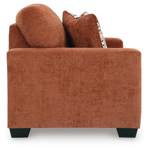 Aviemore Fabric Stationary Loveseat Spice