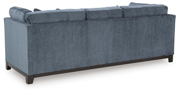Maxon Place Fabric Stationary Sofa Navy