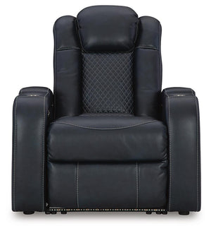 Fyne-Dyme P2 Dual-Power Adjustable Headrest Recliner Sapphire