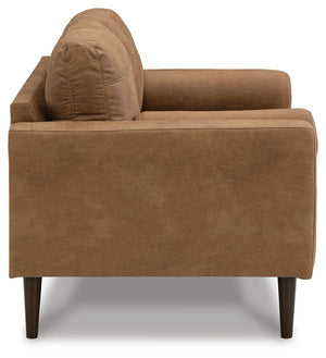 Telora Stationary Loveseat Caramel