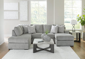 Casselbury 2-Piece Stationary Sectional with Chaise Cement