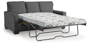 Rannis Fabric Full Stationary Sofa Sleeper Pewter