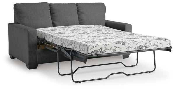 Rannis Fabric Full Stationary Sofa Sleeper Pewter