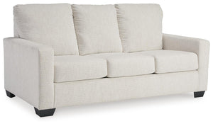 Rannis Fabric Full Stationary Sofa Stationary Sleeper Snow
