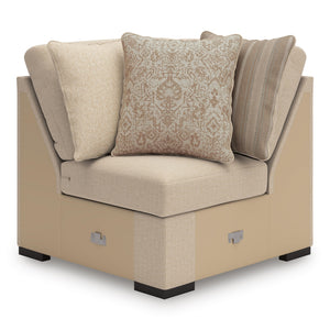 LadyMae Stationary 4-Piece Sectional with Chaise Twill