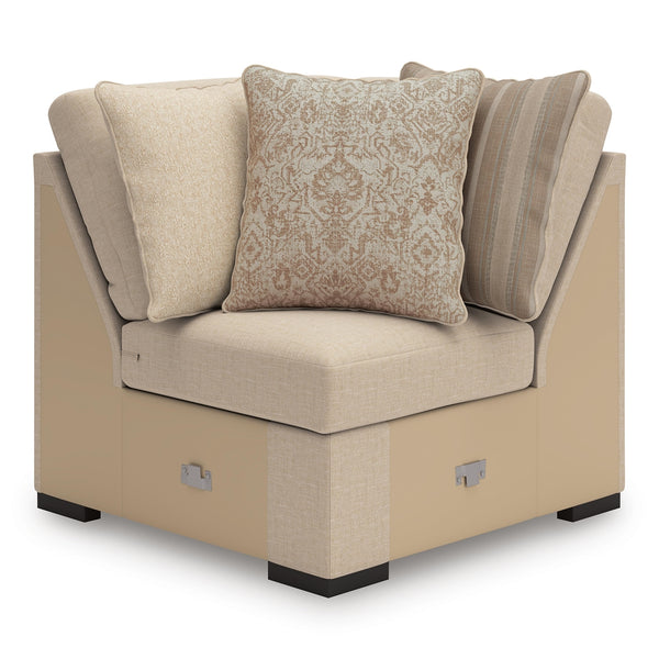 LadyMae Stationary 4-Piece Sectional with Chaise Twill