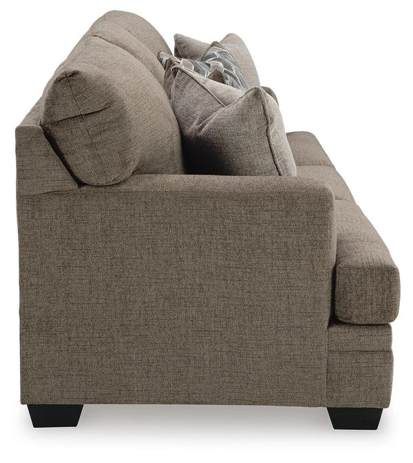 Stonemeade Queen Fabric Stationary Sofa Sleeper Nutmeg