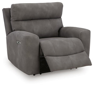 Next-Gen Zero Gravity P2 Durapella Dual-Power Adjustable Headrest Recliner Slate