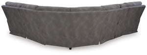 Next-Gen Durapella 6-Piece Power Reclining Zero Gravity Sectional Slate