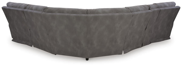 Next-Gen Durapella 6-Piece Power Reclining Zero Gravity Sectional Slate